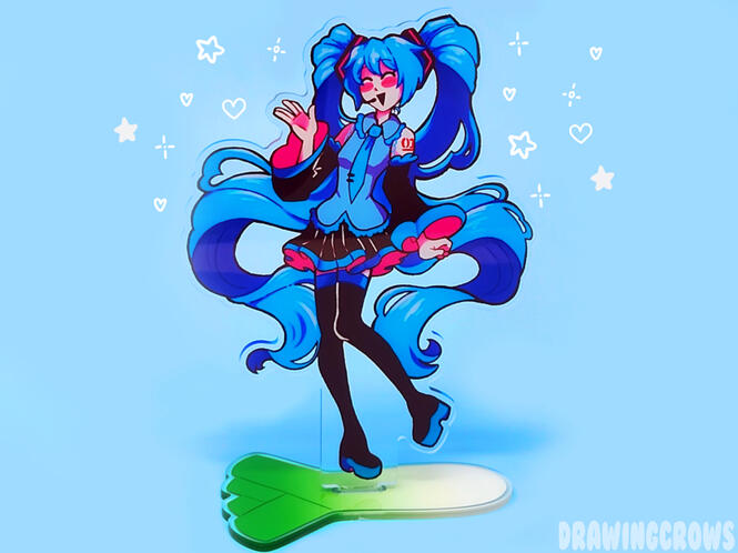 miku 7&quot; acrylic standee